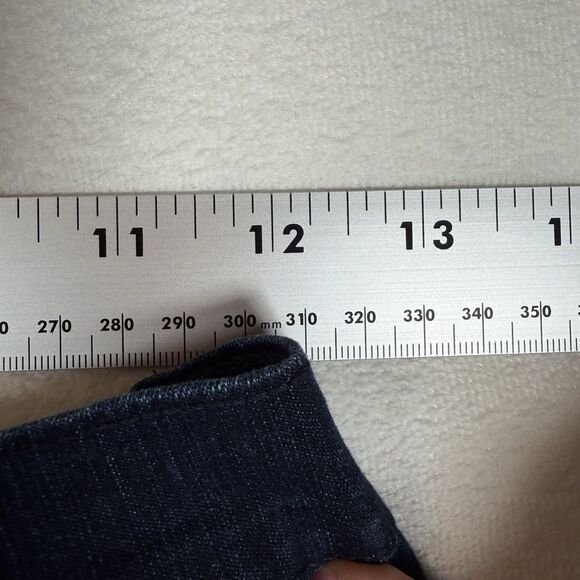 Gloria Vanderbilt Amanda Capri Jeans Womens 12 Blue Denim Stretch High Rise Elas - Picture 12 of 14